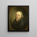 Portrait of Johannes Kinker poet and philosopher professor in Liège - Jan Cornelis van Rossum — framed artwork on a wall