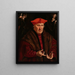 Portrait of Érard de la Marck - Jan Cornelisz Vermeyen — framed artwork on a wall