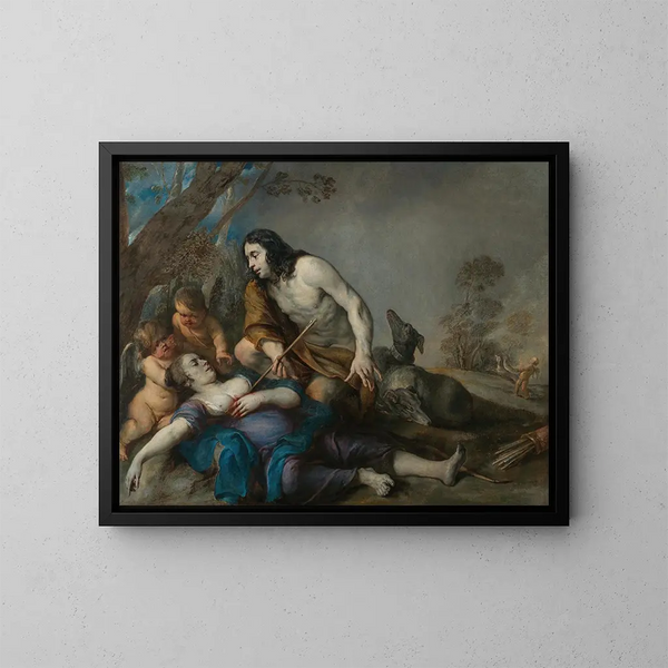 Céphale et Procris - Jan Cossiers — framed artwork on a wall