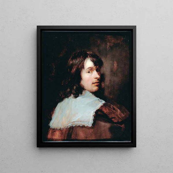 Self-portrait Painting - Jan Cossiers — framed artwork on a wall