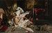Man struggling with wolves - Jan Czesław Moniuszko — artwork view