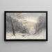 Winter Landscape - Jan Daniël Cornelis Carel Willem Baron de Constant Rebecque — framed artwork on a wall