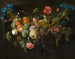 Fruit and Flower Garland Painting - Jan Davidsz de Heem — artwork view