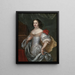 Portrait of a Lady - Jan de Baen — framed artwork on a wall