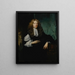 Portrait of a gentleman - Jan de Baen — framed artwork on a wall