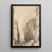 View in a foreign city - Jan Diederikus Kruseman — framed artwork on a wall