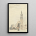 L'église de Buren - Jan Ekels l'Ancien — framed artwork on a wall