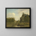 The so-called Boerenverdriet on the Spui in Amsterdam - Jan Ekels the Elder — framed artwork on a wall