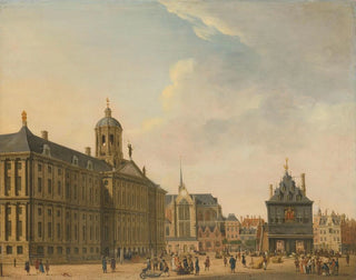 View of the Dam in Amsterdam - Jan Ekels the Elder — artwork view