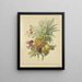 a pineapple, plums, and raspberries - Jan Evert Morel — framed artwork on a wall