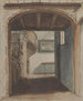Interior painting with view of the stairs - Jan Fabius Czn. — artwork view