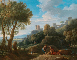 a countryside landscape - Jan Frans van Bloemen — artwork view