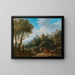 a countryside landscape - Jan Frans van Bloemen — framed artwork on a wall