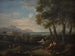 Landscape with a genre scene - Jan Frans van Bloemen — artwork view
