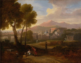Outside the city walls - Jan Frans van Bloemen — artwork view