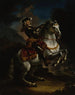 L'électeur Johann Wilhelm von Pfalz-Neuburg à cheval - Jan Frans van Douven — artwork view