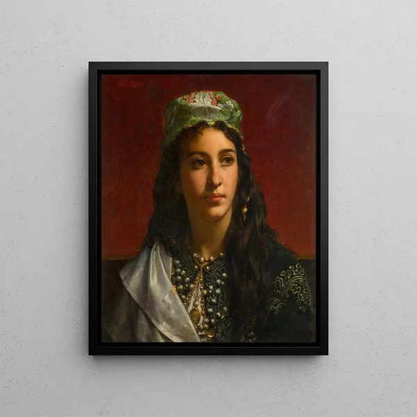 Contemplation - Jan Frederik Pieter Portielje — framed artwork on a wall