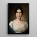 Portrait Painting of Adelajda Lesznowska 1v Le Brun - Jan Gadyz — framed artwork on a wall