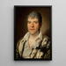 Portrait of Antoni Lesznowski 1769-1820 - Jan Gadyz — framed artwork on a wall