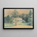 Outdoor Domaine Painting of the Petit Loo - Jan Gerard Smits — framed artwork on a wall
