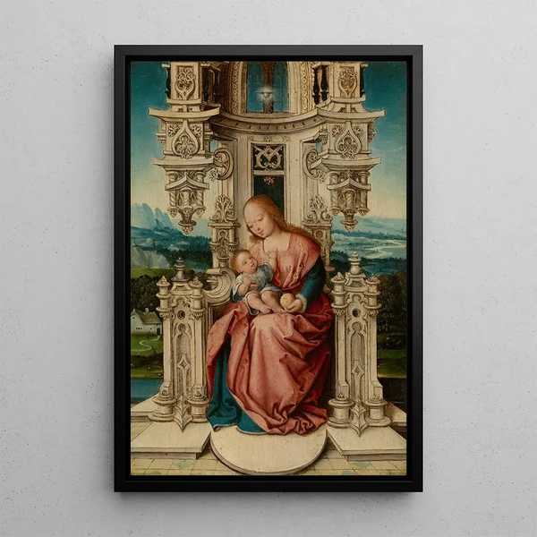 Madonna - Jan Gossaert — framed artwork on a wall