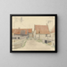Houses in the Vinkenbuurt neighborhood in Amsterdam - Jan H.L. Hanau — framed artwork on a wall