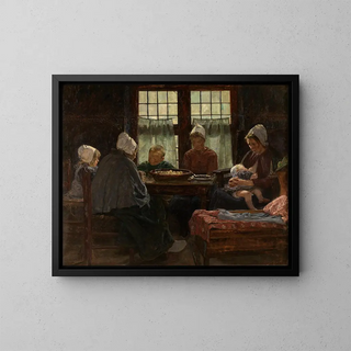 Children of the Sea - Jan Hendrik Luyten — framed artwork on a wall