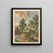 Landscape with Waterfowl in a Pond - Jan Hendrik Troost van Groenendoelen — framed artwork on a wall