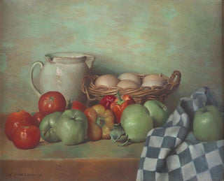 Kitchen Still Life with Eggs - Jan Ingenhousz — artwork view