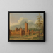 Château de Batestein near Vianen - Jan Jacob Teyler van Hall — framed artwork on a wall