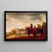 Military Camp Painting - Jan Jacobsz van der Stoffe — framed artwork on a wall