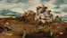 Landscape with an Episode of the Conquest of America - Jan Jansz Mostaert — artwork view