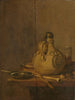 Still life with a jug in stoneware and pipes - Jan Jansz Treck — artwork view