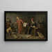 Faust selling his soul to Mephistopheles - Jan Jansz van Buesem — framed artwork on a wall