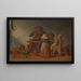 Meal of a Peasant - Jan Jansz van Buesem — framed artwork on a wall