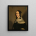 Portrait painting of Sophia van Overmeer, wife of Adriaen van Persijn - Jan Jansz Westerbaen I. — framed artwork on a wall