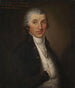 Portrait painting of John O'Connor 1760-1802, professor at Vilnius University - Jan Krzysztof Damel — artwork view
