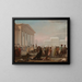 Retirement from Napoleon's Army - Jan Krzysztof Damel — framed artwork on a wall