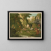 Golden Bible Painting of the Classics - Jan Ladislaw Skora — framed artwork on a wall