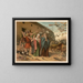 Golden Bible Painting of the Classics - Jan Ladislaw Skora — framed artwork on a wall