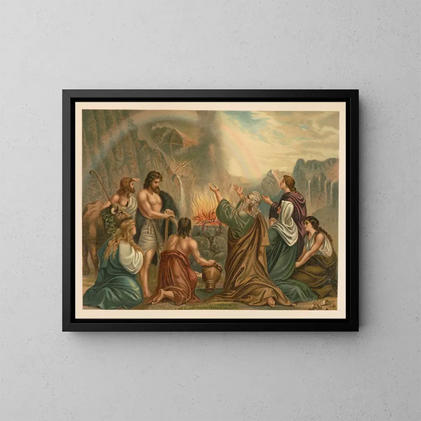 Bible dorée des classiques - Jan Ladislaw Skora — framed artwork on a wall