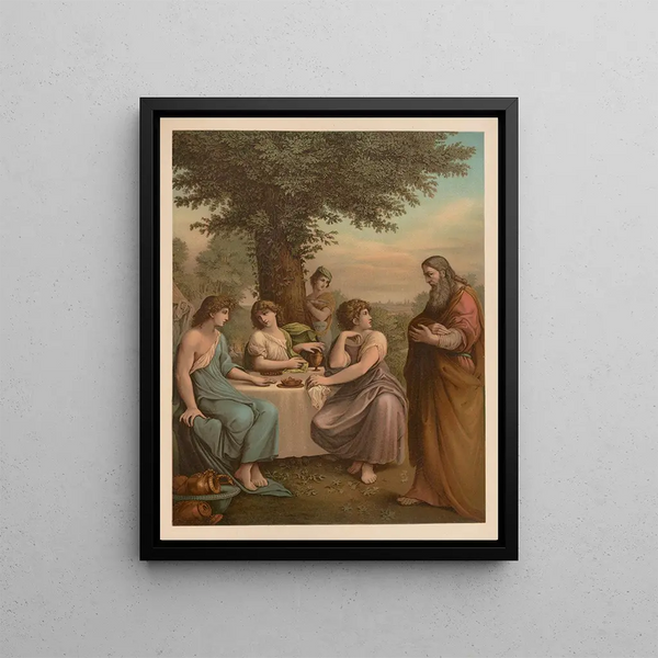 Bible classique dorée Pl015 - Jan Ladislaw Skora — framed artwork on a wall