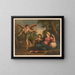Golden Bible Painting of the Classics - Jan Ladislaw Skora — framed artwork on a wall