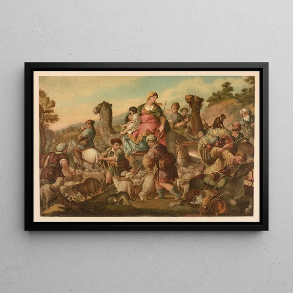 Bible dorée des classiques Pl025 - Jan Ladislaw Skora — framed artwork on a wall