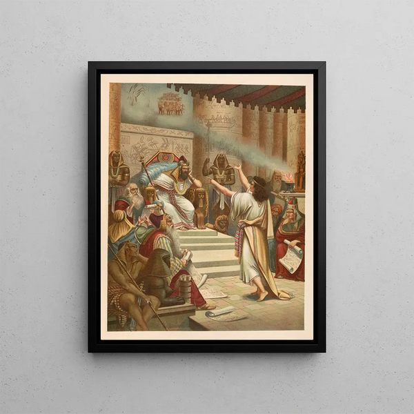 Bible classique dorée Pl030 - Jan Ladislaw Skora — framed artwork on a wall