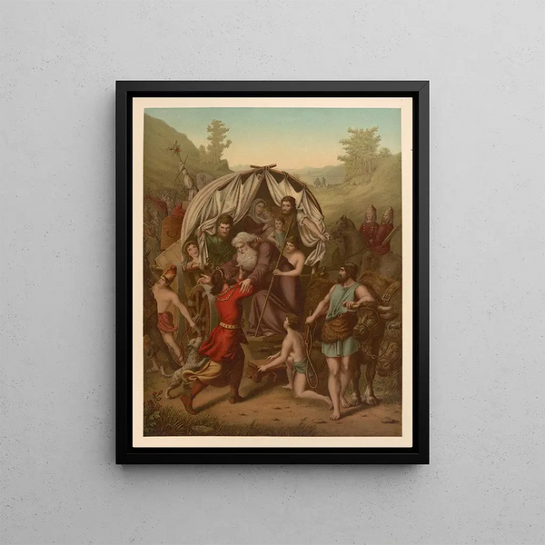 The Classic Gold Bible Pl032 - Jan Ladislaw Skora — framed artwork on a wall