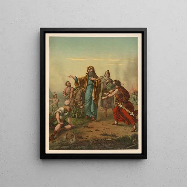 Bible złota classique Pl044 - Jan Ladislaw Skora — framed artwork on a wall