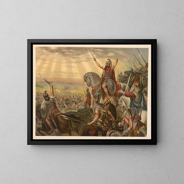 Golden Bible Painting of the Classics Pl046 - Jan Ladislaw Skora — framed artwork on a wall
