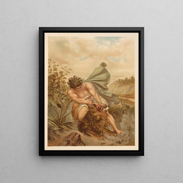 The Classic Golden Bible Pl047 - Jan Ladislaw Skora — framed artwork on a wall