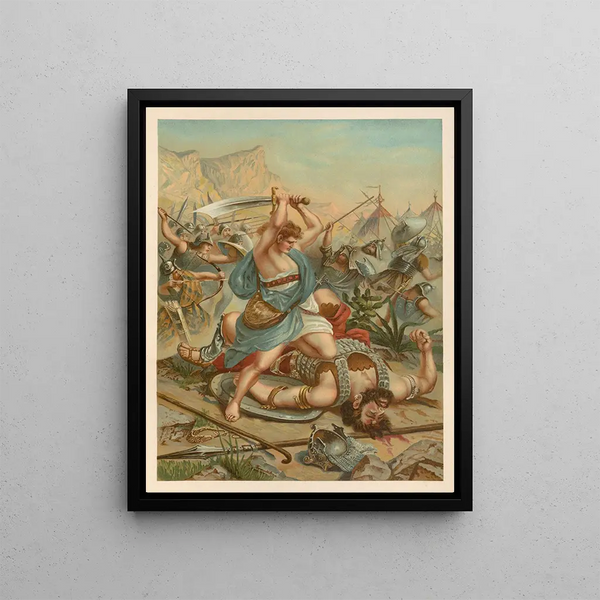 The Classic Golden Bible Pl049 - Jan Ladislaw Skora — framed artwork on a wall